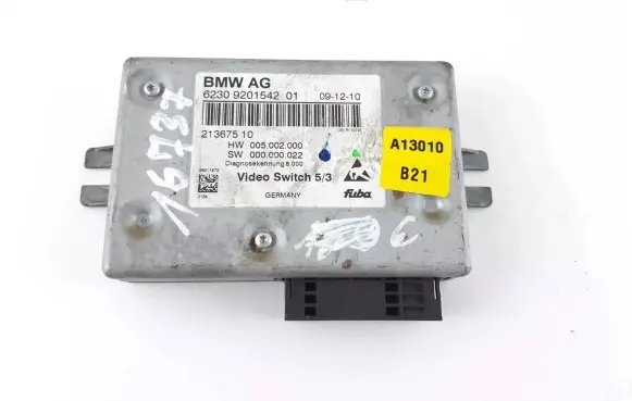 BMW 7 F01 F02 F03 F04 Video control module 9201542 62309201542 21367510