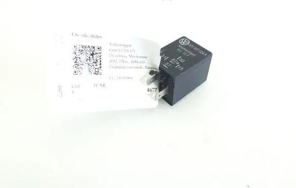 Volkswagen Golf VI Other relay JKV937024A