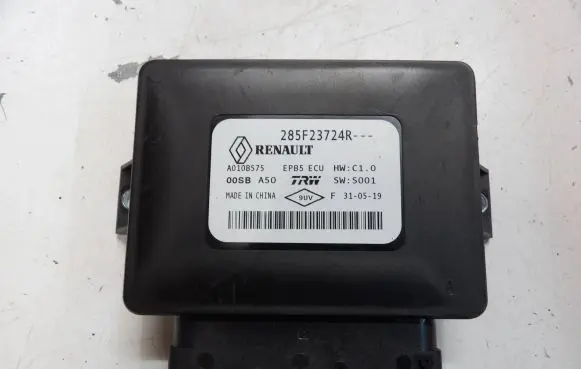 Renault Zoe Hand brake control module 285F23724R A010B575 00SBA50