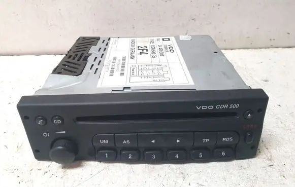 Opel Zafira A Radio/CD/DVD/GPS head unit 24469302