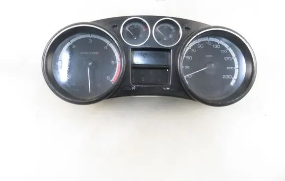 Peugeot 308 Speedometer (instrument cluster) 9665107480