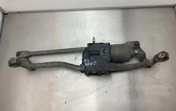 Audi A3 S3 8P Front wiper linkage and motor 0390241783 8E1955119B