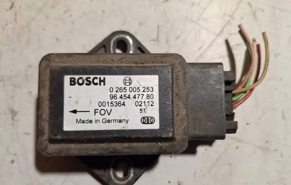 Peugeot 307 CC ESP acceleration yaw rate sensor 0265005253 9645447780 0015364