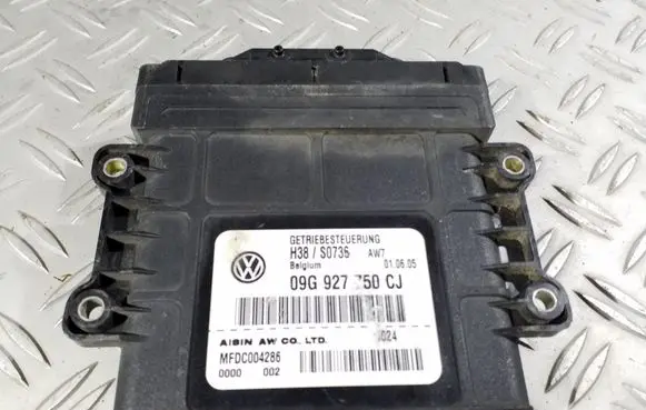 Volkswagen PASSAT B6 Gearbox control unit/module 09G927750CJ H38S0736 MFDC004286