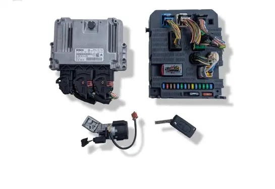 Peugeot 308 Engine ECU kit and lock set 0261201505 9664738680