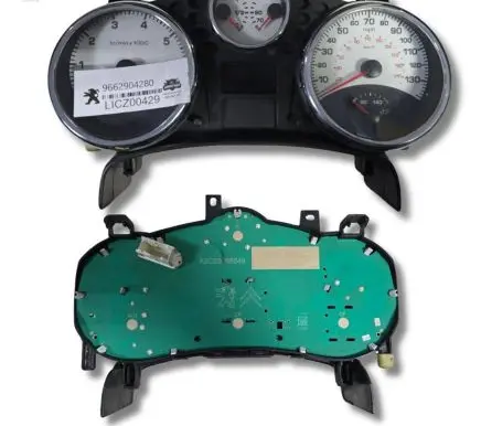 Peugeot 207 Speedometer (instrument cluster) 9662904280