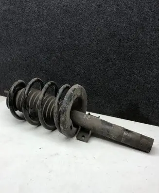 Front shock absorber with coil spring