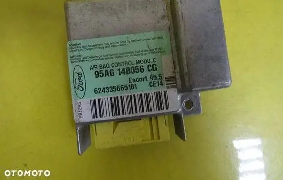 Ford Escort Airbag control unit/module 95AG14B056CG 624335665101