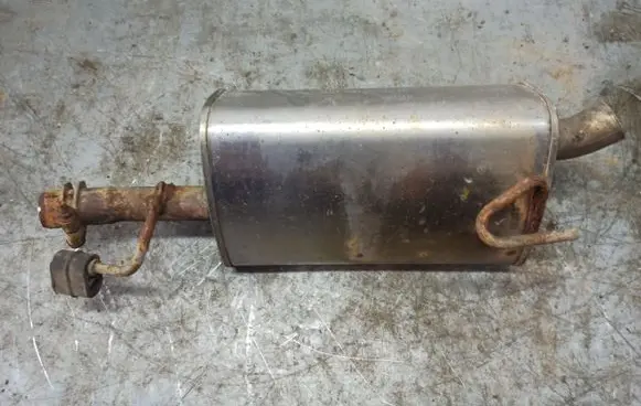 Opel Meriva A Rear muffler/silencer tail pipe 13173036