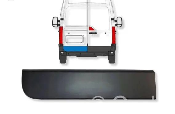 Renault Master III Loading door trim (molding) 908510003R 9036100Q0B