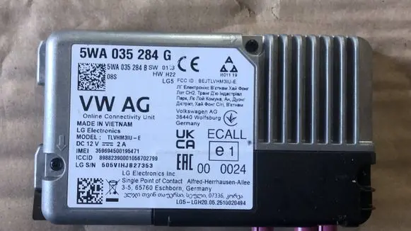 Volkswagen Tiguan Other control units/modules 5WA035284G 5WA035284B
