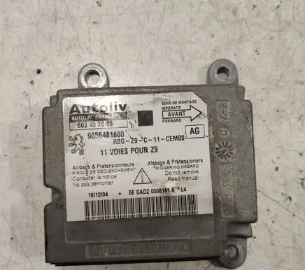 Peugeot 607 Airbag control unit/module 9656481880