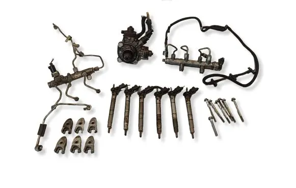 Audi A7 S7 4G Fuel injection system set 0445010641 059130755BF 10110905