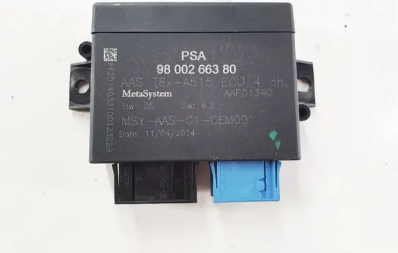 Peugeot 3008 I Parking PDC control unit/module 9800266380 AAP01340 T8YA515