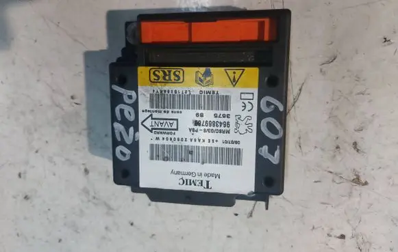 Peugeot 607 Airbag control unit/module 9643869780 L2T1G06ARY4 KA5A2080604W