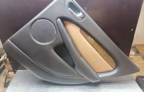 Rear door card panel trim