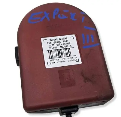 Peugeot Expert Alarm system siren 96777560804CAR 9677756080