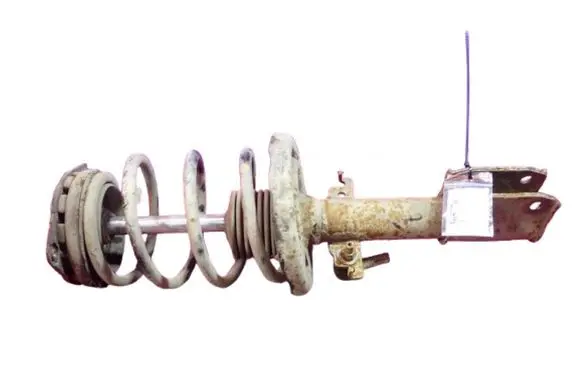 Front shock absorber with coil spring