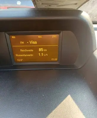 Opel Meriva A Screen/display/small screen 13156842