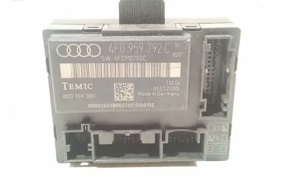 Audi A6 S6 C6 4F Door control unit/module 4F0959792C 4F0910792C 0033TFK0001