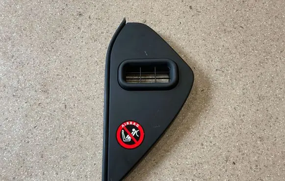 Dashboard side end trim