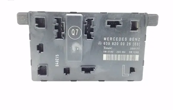 Mercedes-Benz Vito Viano W639 Door control unit/module 6398200026