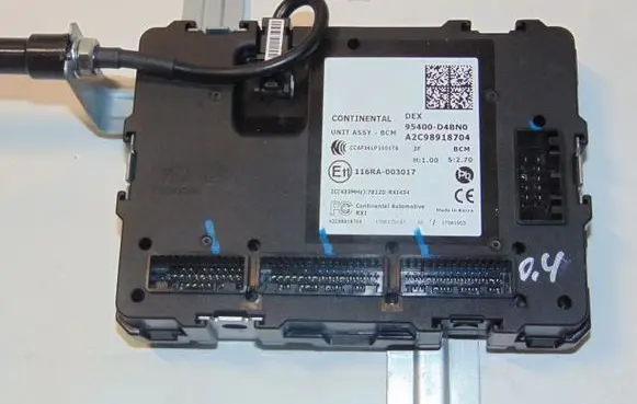 KIA Optima Door central lock control unit/module 95400D4BN0