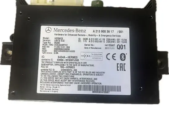 Mercedes-Benz G W461 W463 1st Gen Bluetooth control unit module A2139003617 A2139026810 A2139014109