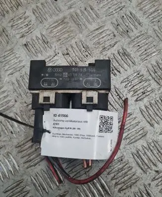 Coolant fan relay