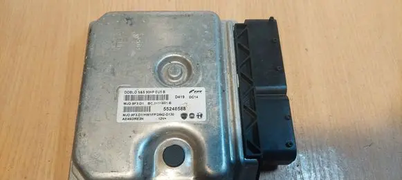 Fiat Doblo Engine control unit/module ECU 55246588 MJD8F3.D1 HW1FP
