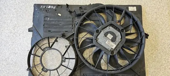 Porsche Cayenne (9PA) Electric radiator cooling fan 0130706809 1137328163 0130706202