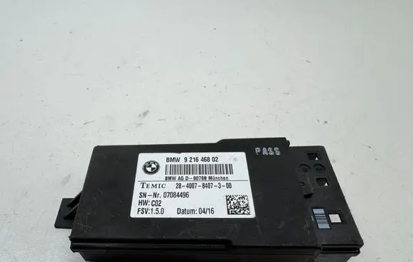 BMW 6 F12 F13 Seat heating relay 9216468 07084496 2840078407300