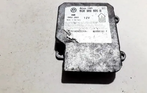 Volkswagen PASSAT B5 Airbag control unit/module 6q0909605b 5wk42869