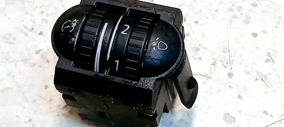Headlight level height control switch
