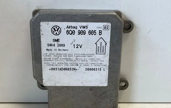 Volkswagen PASSAT B5.5 Airbag control unit/module 6Q0909605B 5WK42869