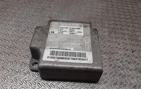 Fiat Ducato Airbag control unit/module 01393755080 93977D219
