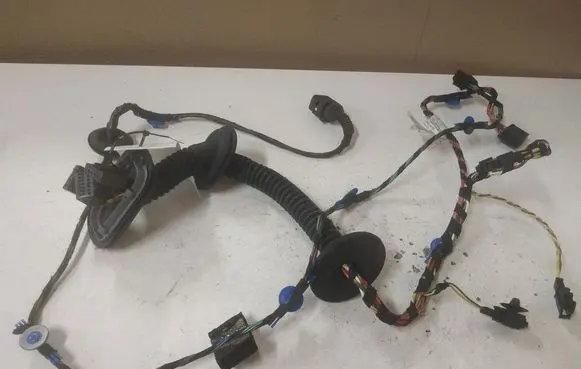 Volkswagen Touareg I Front door wiring loom 992576103 7L6971120