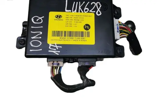 Hyundai Ioniq Seat control module 95450G7000 3K28Q01000 T1690067