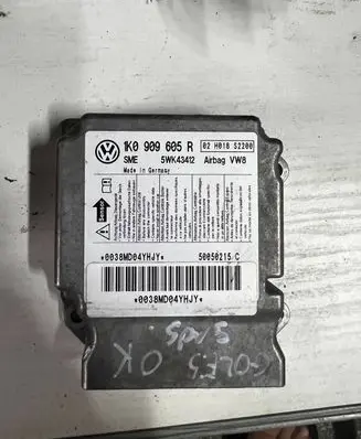 Volkswagen Golf VI Airbag control unit/module 1K0909605R 5WK43412 0038MD04YHJY