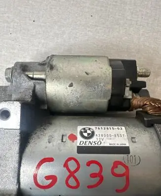 BMW X6 M Starter motor 7612815