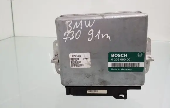 BMW 7 E32 Engine control unit/module 1722581 0205000001