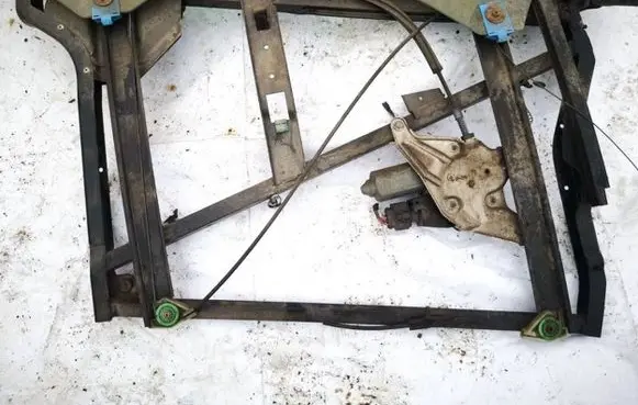 Sliding door window regulator with motor