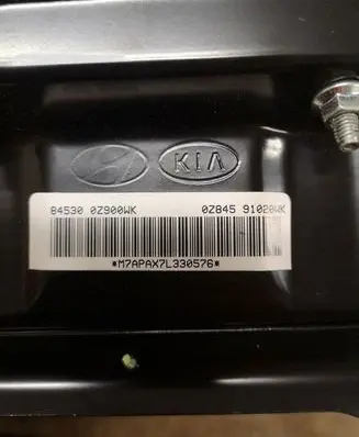 KIA Sportage Passenger airbag 845300Z900WK 0Z84591020WK