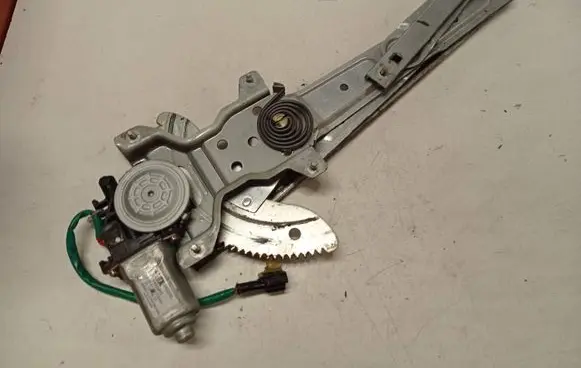 Front door window regulator with motor