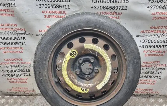 Volkswagen Golf Plus R16 spare wheel 1K0601025F 027F