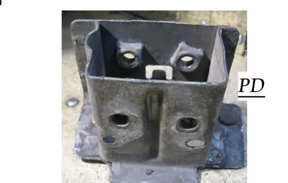 Front bumper shock/impact absorber