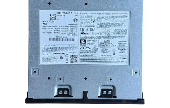 Volkswagen Golf VIII Navigation unit CD/DVD player 5H0035816P