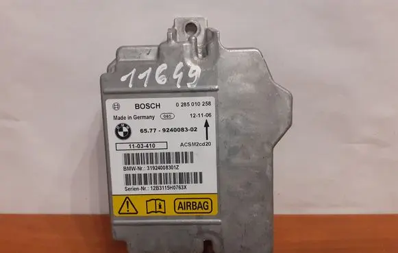 BMW X5 E70 Airbag control unit/module 11649 0285010258