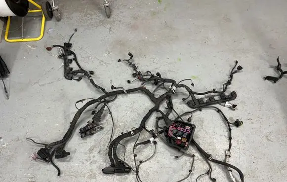 Audi R8 4S Engine installation wiring loom 