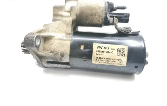 Volkswagen Caddy Starter motor 02E911024C 24092014 0001153005